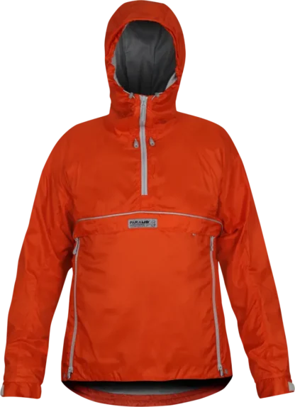 Mens Climbing Smock Paramo Velez Adventure Light In Pumpkin Front