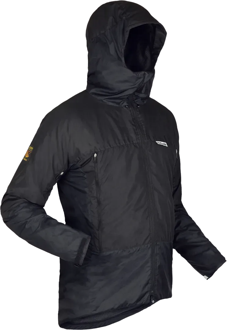 Mens Waterproof Hiking Jacket Paramo Velez In Black Angled