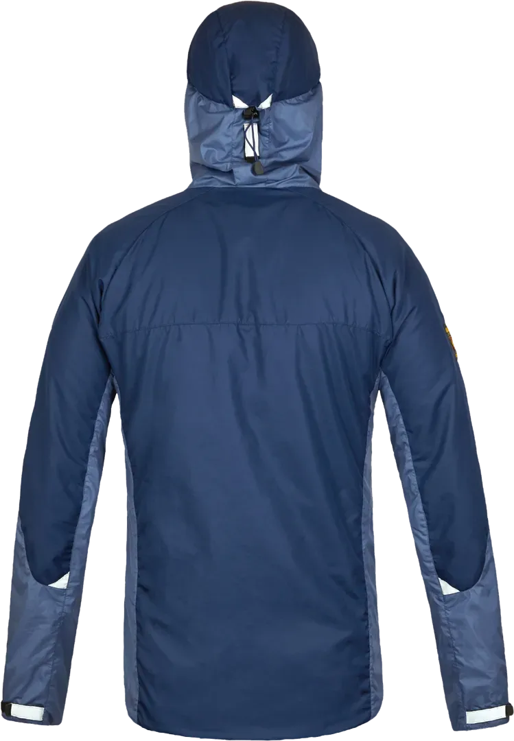 Mens Waterproof Running Jacket Paramo Velez In Midnight And Indigo Back