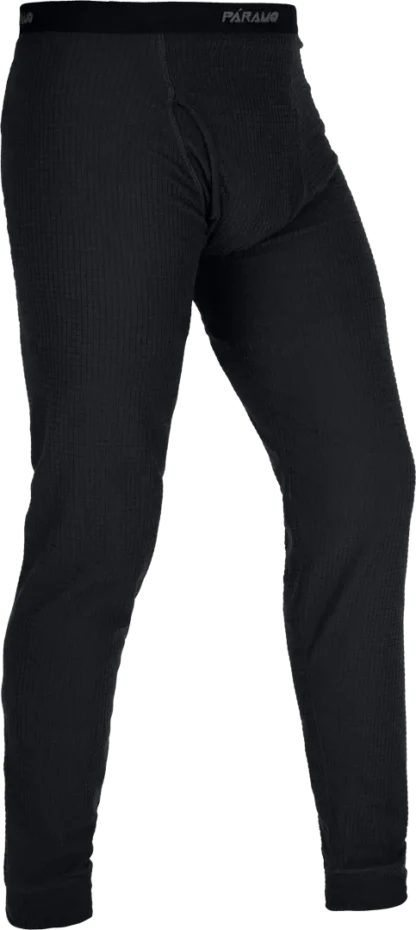 Mens Base Layer Long Johns Black Angled