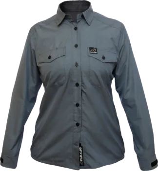 Womens Katmai Ls Shirt Indigo Blue Front 1080px