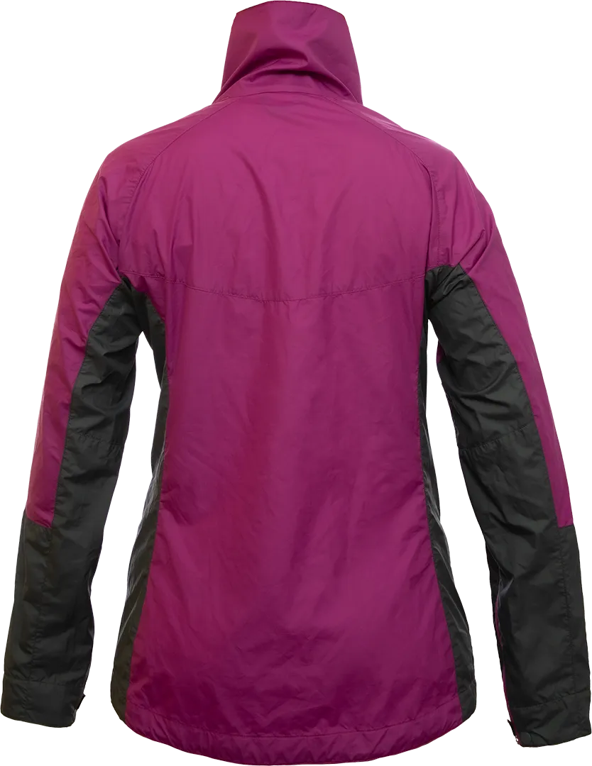 Womens Velez Windproof Foxglove Rock Grey Back 1080px