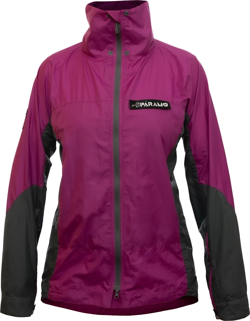 Womens Velez Windproof Foxglove Rock Grey Front 1080px