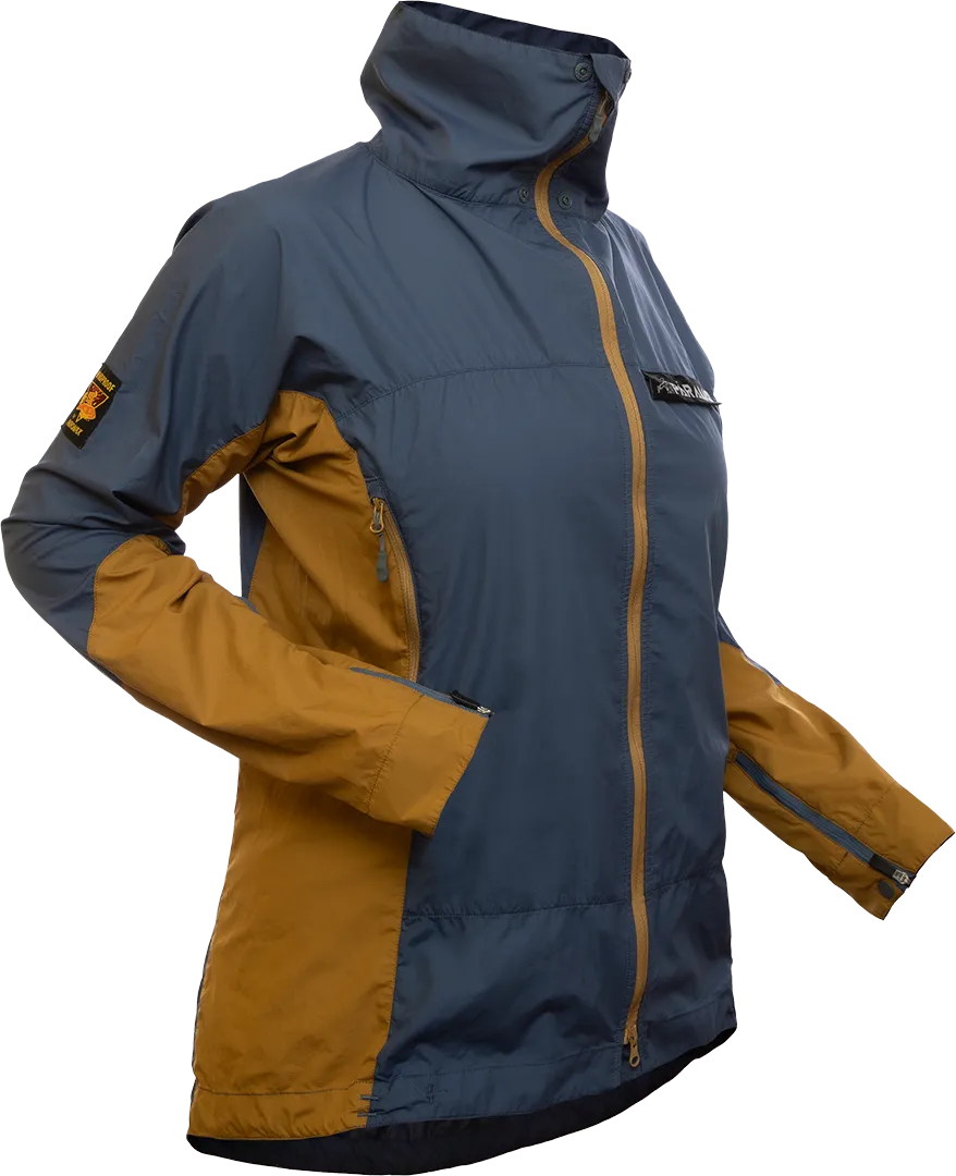 Womens Velez Windproof Indigo Cumin Angled 1080px